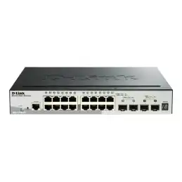 D-Link DGS 1510-20 - Commutateur - C3 - intelligent - 16 x 10 - 100 - 1000 + 2 x Gigabit SFP + 2 x 10... (DGS-1510-20/E)_1